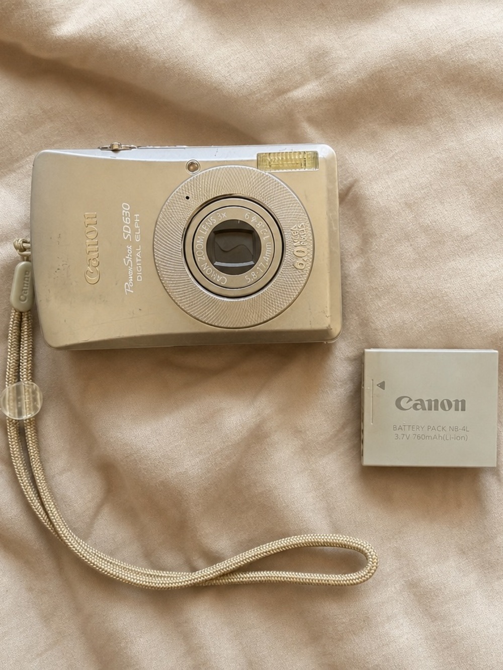 Canon Powershot SD630 Digital ELPH Silver (TESTED)